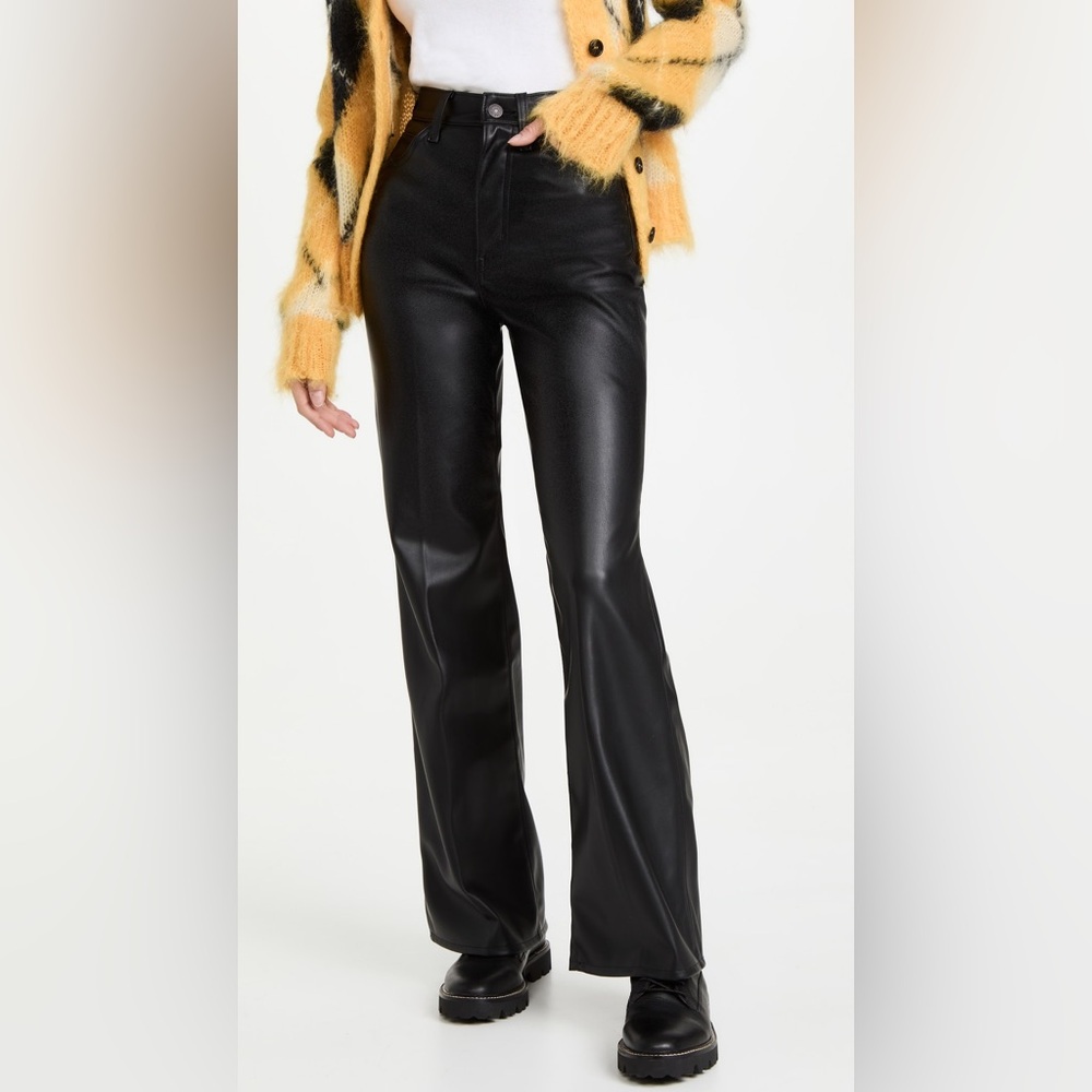 Levi’s Premium 70s Flare Faux Leather Pant (size 32) - Picture 5 of 11